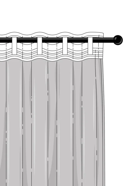 QUILO Multifunktionsgardin 2-pack