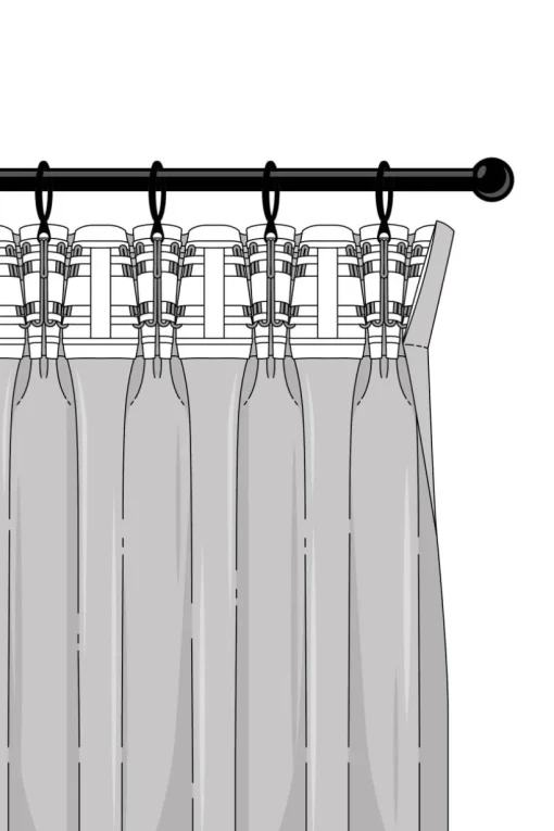 QUILO Multifunktionsgardin 2-pack